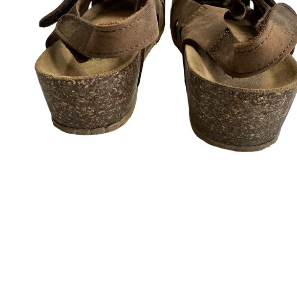 BioNatura Crazy Horse Brown Leather Clog Womens Size 9 1/2 - Picture 4 of 8